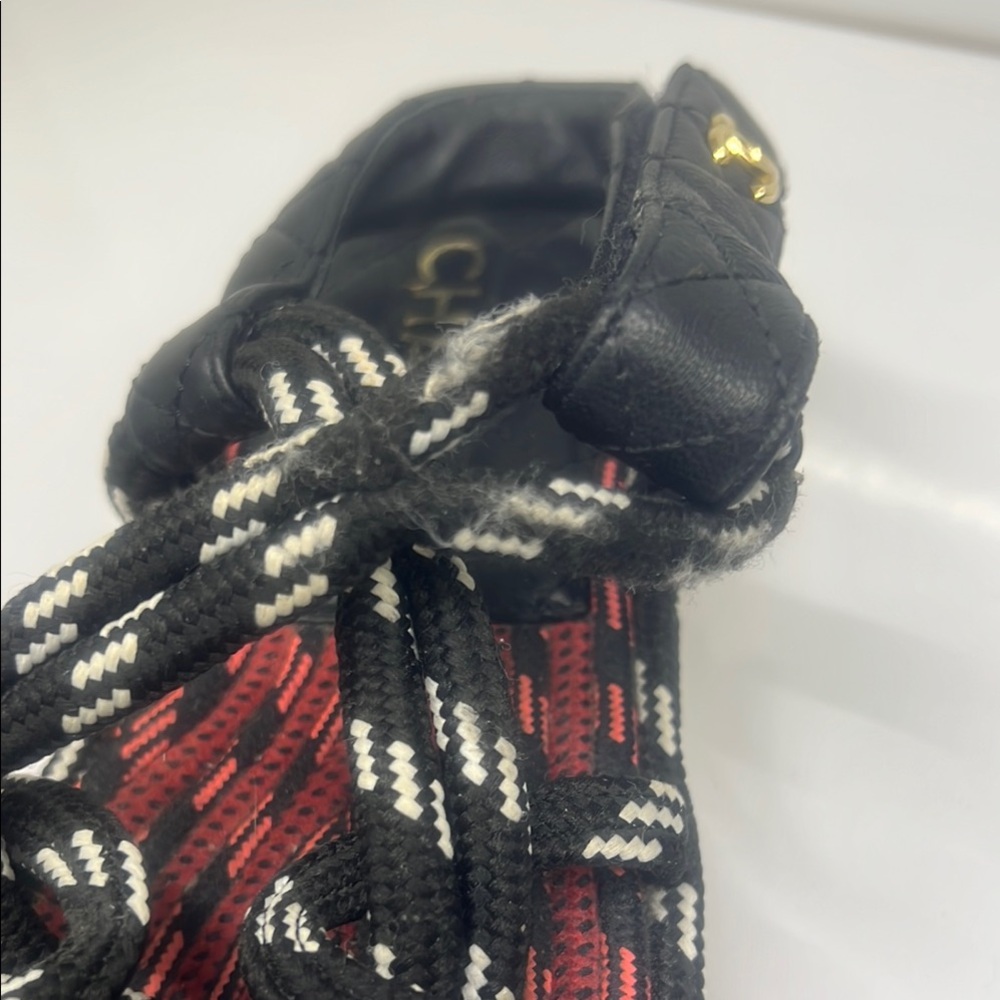 CHANEL Leather & Rope Dad Quilted Sandals Authentic - Picture 12 of 12